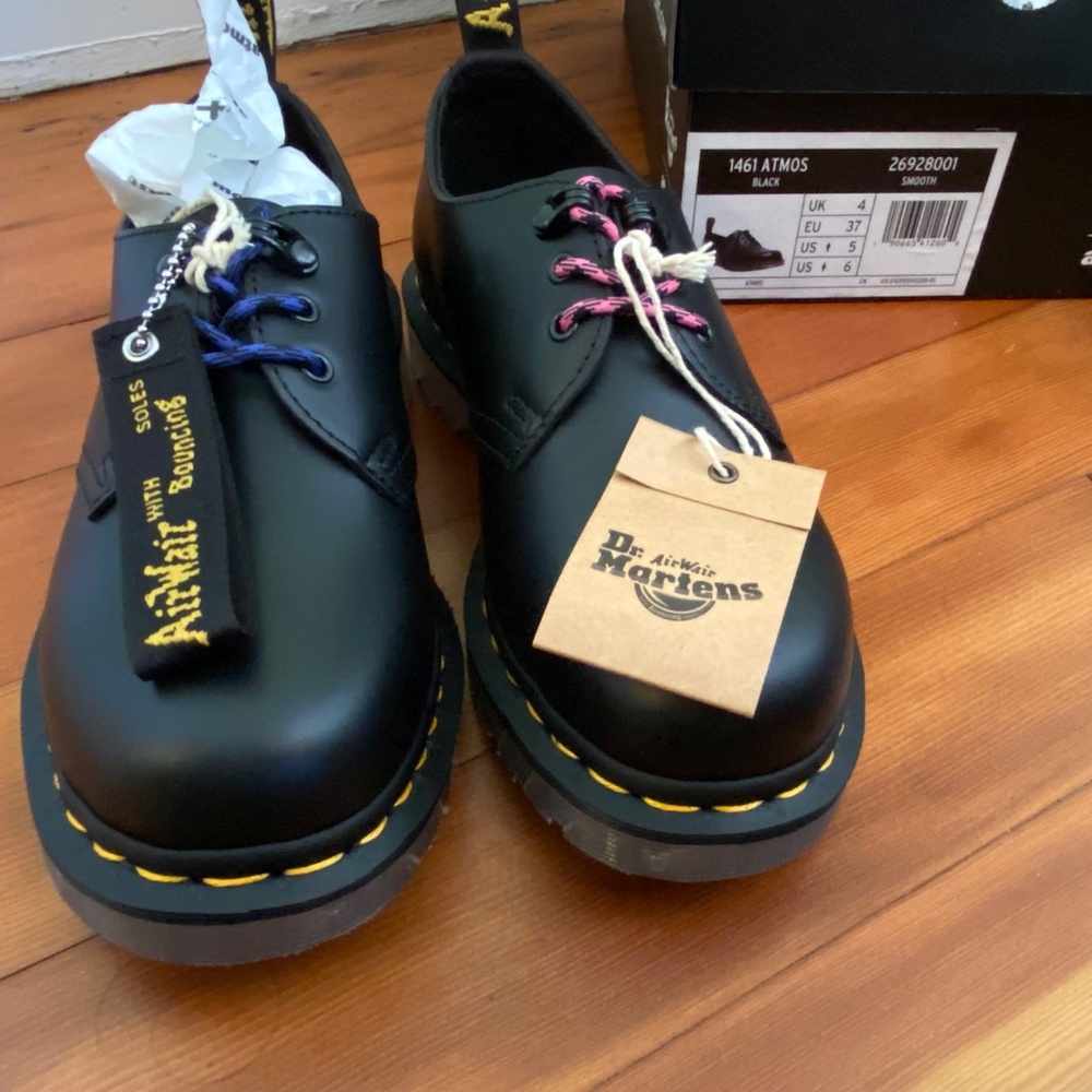 Dr. Marten's 1461 ATMOS LEATHER OXFORD SHOES - Picture 7 of 9